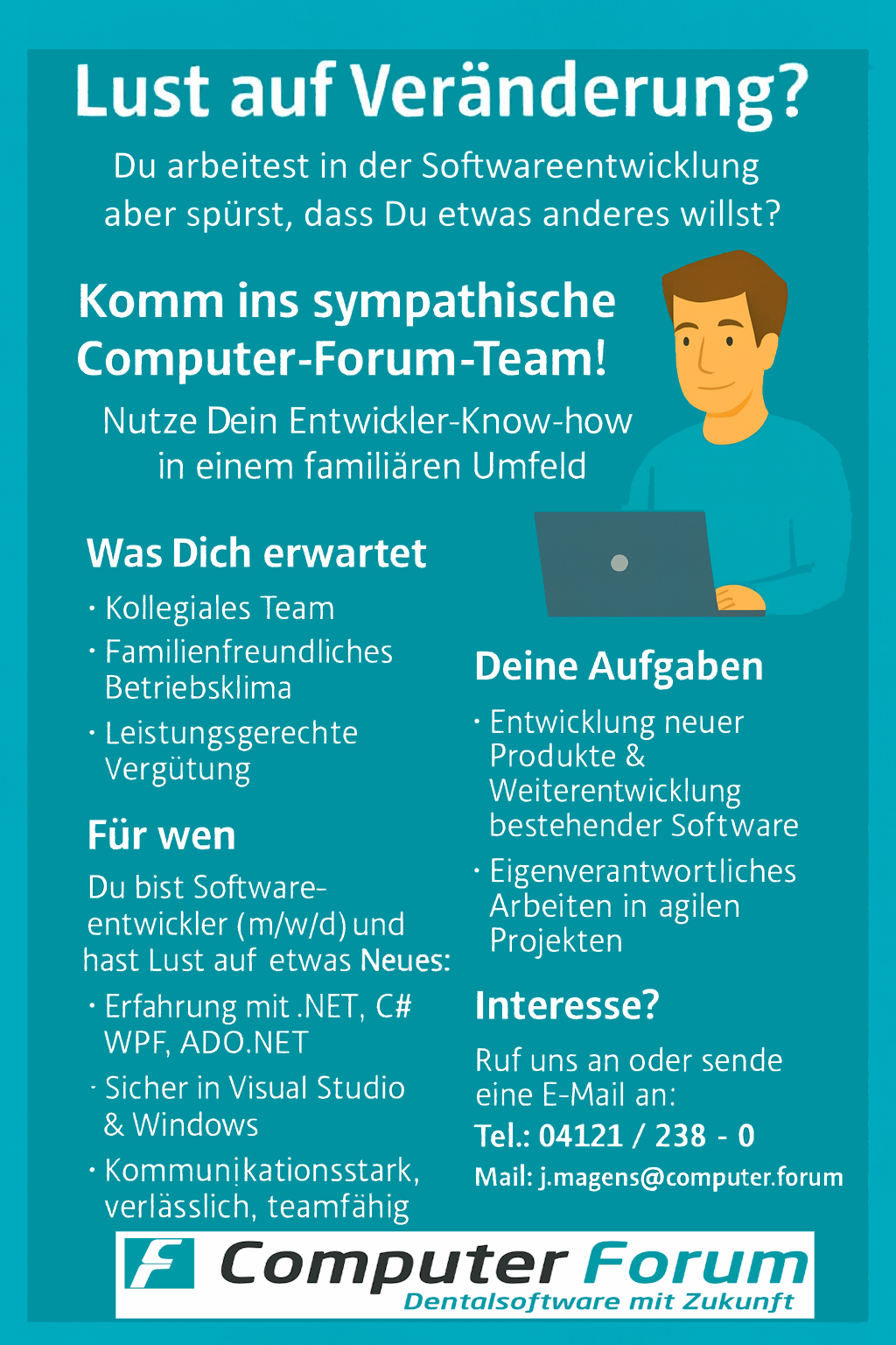 Stellenanzeige Informatik